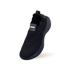 Sole Max Cush Slip Ons for Men : Black