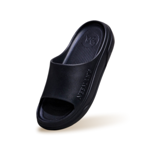 Cushers Slides For Men : Black