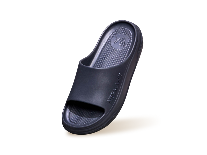 Cushers Slides For Men : Dark Grey