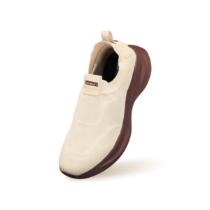 Sole Max Cush Slip Ons for Men : Ivory Brown