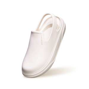 Cushers Clogs For Men : Ivory White