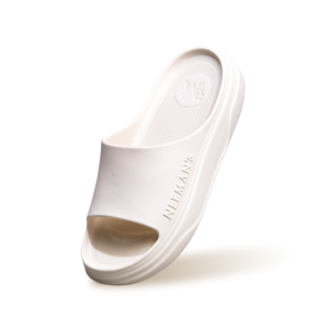Cushers Slides For Men : Ivory White