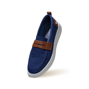 Brunch Loafers : Navy/Tan