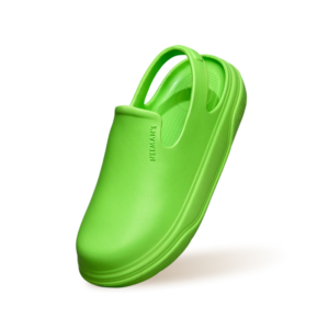 Cushers Clogs For Men : Neon Green