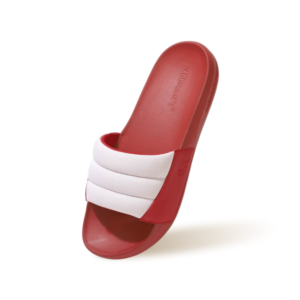 Squooshy Slides for Men : Red-White